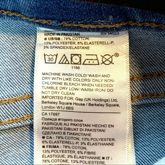 Banana Republic Oleande Frayed Hem Skinny Jeans Size 25 - Picture 13 of 13